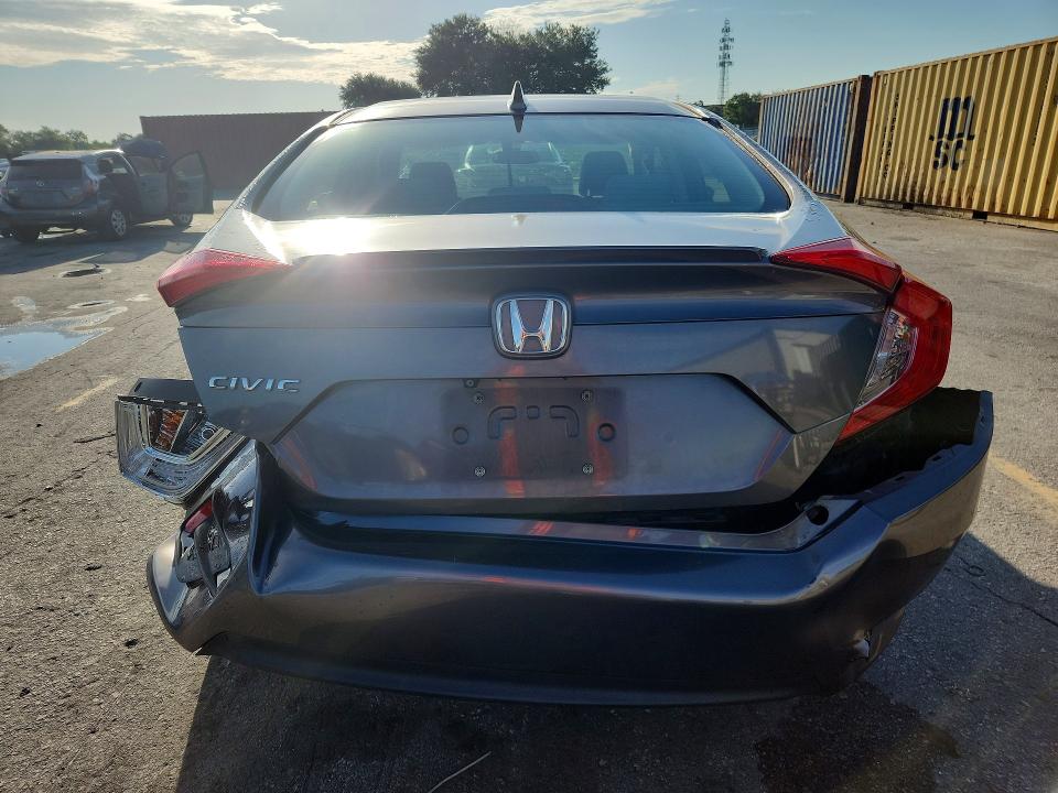 2018 Honda Civic VIN JHMFC1F31JX024260 COPART salvage auction — REAR END, Fl - Cert Of Title Slvg Rebuildable, sold $25 on 2026-07-28 (photo 6)