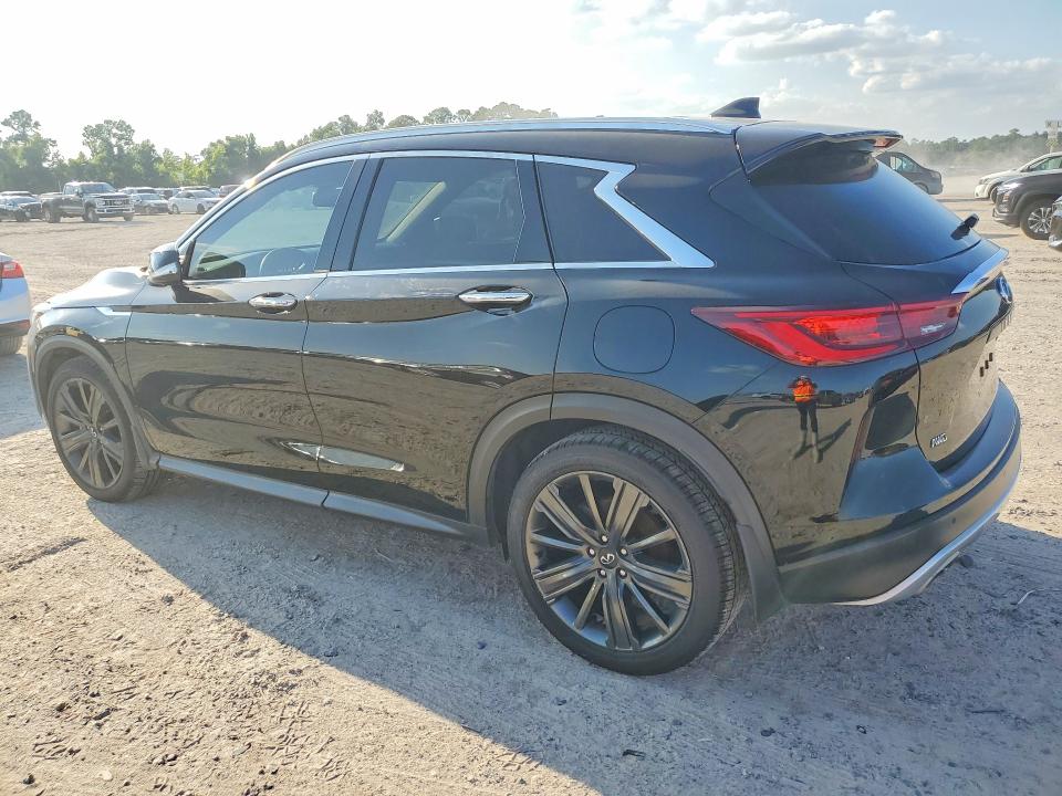 2022 Infiniti Qx50 VIN 3PCAJ5CB0NF119431 COPART salvage auction — WATER/FLOOD, Tx - Salvage Title-Flood Damage, sold $8,700 on 2026-07-31 (photo 2)