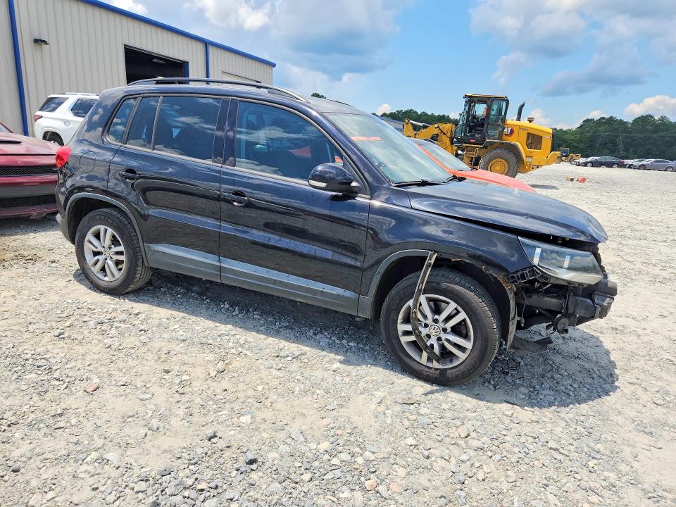 2016 Volkswagen Tiguan VIN WVGAV7AX6GW599113 COPART salvage auction — FRONT END, Ga - Cert Of Title-Salvage, sold $750 on 2026-08-06 (photo 4)