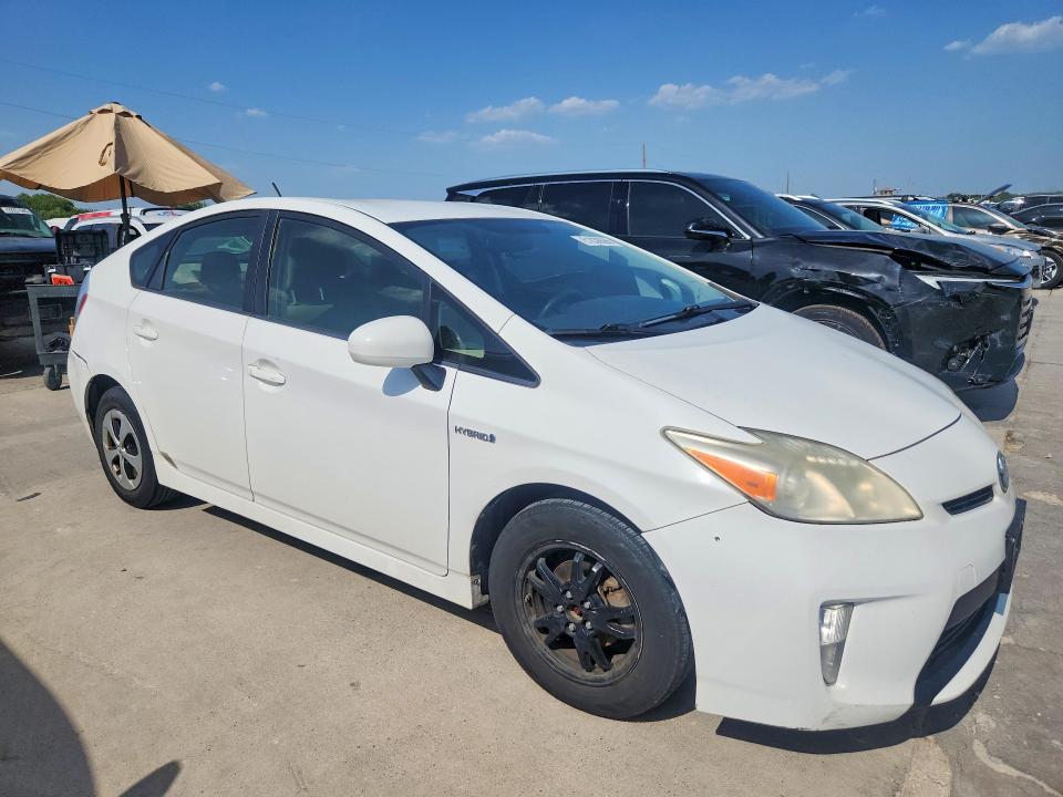 2013 Toyota Prius VIN JTDKN3DU7D5569753 COPART salvage auction — FRONT END, Tx - Certificate Of Title, sold $2,800 on 2026-07-27 (photo 4)