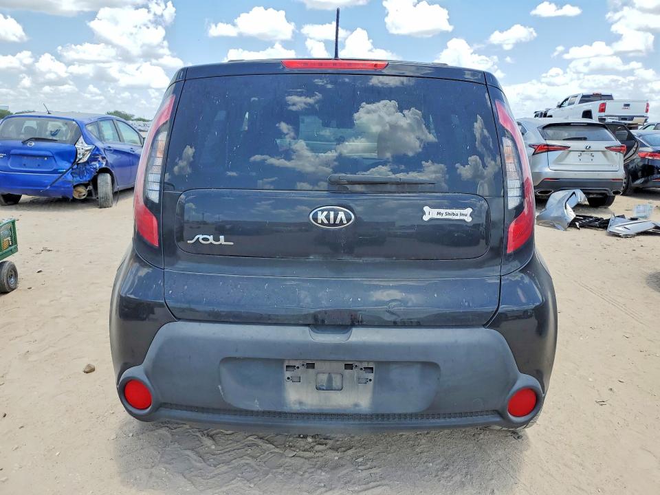 2016 Kia Soul VIN KNDJN2A24G7323325 COPART salvage auction — FRONT END, Tx - Salvage Vehicle Title, sold $875 on 2026-07-23 (photo 6)