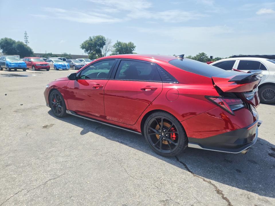2026 Hyundai Elantra n VIN KMHLW4DK0TU036357 COPART salvage auction — REAR END, Fl - Certificate Of Destruction, sold $11,100 on 2026-08-06 (photo 2)