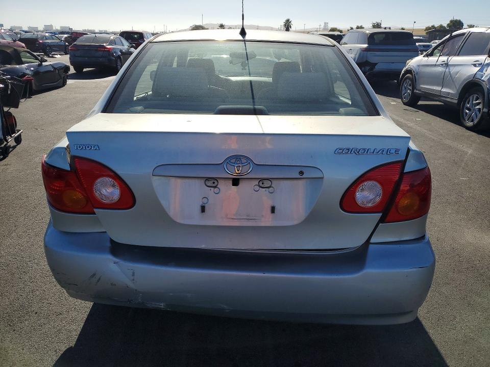 2003 Toyota Corolla VIN JTDBR32E230050329 COPART salvage auction — REAR END, CA - SALVAGE CERTIFICATE, sold $750 on 2026-07-27 (photo 6)