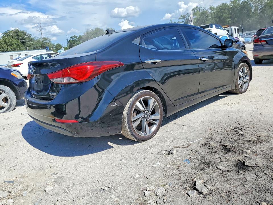2016 Hyundai Elantra VIN KMHDH4AEXGU607498 COPART salvage auction — MINOR DENT/SCRATCHES, FL - CERTIFICATE OF TITLE, sold $700 on 2026-07-17 (photo 3)
