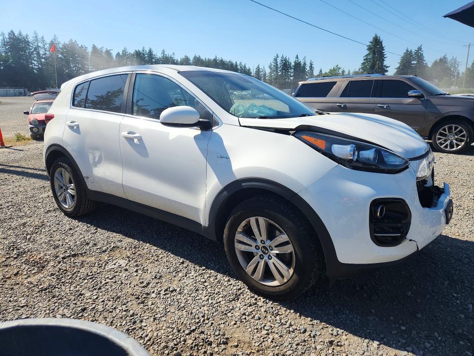 2017 Kia Sportage VIN KNDPMCAC7H7207775 COPART salvage auction — FRONT END, Wa - Bill Of Sale, sold $2,950 on 2026-07-25 (photo 4)