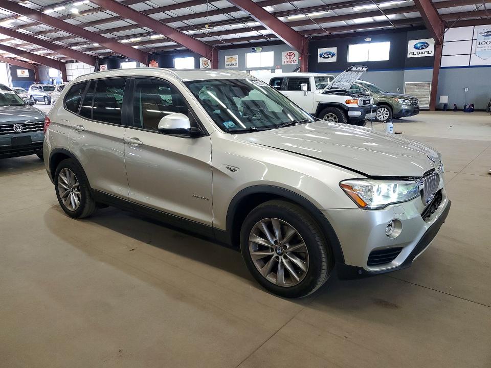 2015 BMW X3 VIN 5UXWX9C53F0D61914 COPART salvage auction — FRONT END, MA - CERT OF TITLE-SALVAGE, sold $2,000 on 2026-07-30 (photo 4)