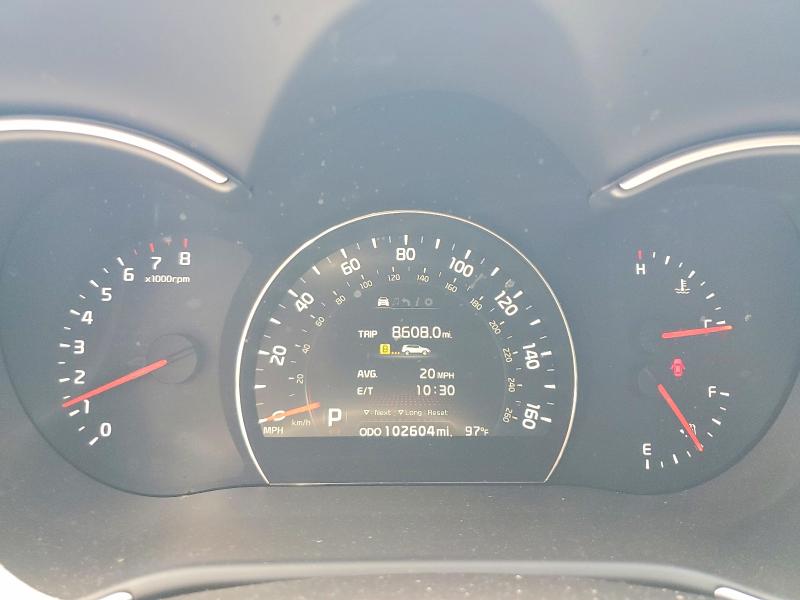 2015 Kia Sorento VIN 5XYKW4A77FG654054 COPART salvage auction — MINOR DENT/SCRATCHES, Ca - Dis/Dlr/Exp Only Clean Title, sold $2,150 on 2026-07-31 (photo 9)