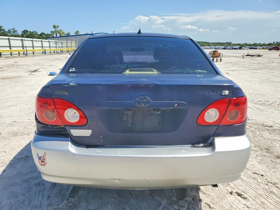 2007 Toyota Corolla VIN JTDBR32E670118802 COPART salvage auction — REAR END, FL - CERT OF TITLE SLVG REBUILDABLE, sold $675 on 2026-07-29 (photo 6)