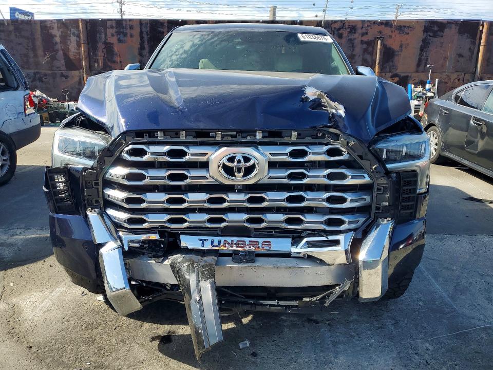2022 Toyota Tundra VIN 5TFMA5BC9NX001519 COPART salvage auction — FRONT END, Ca - Salvage Certificate, sold $5,300 on 2026-07-22 (photo 5)
