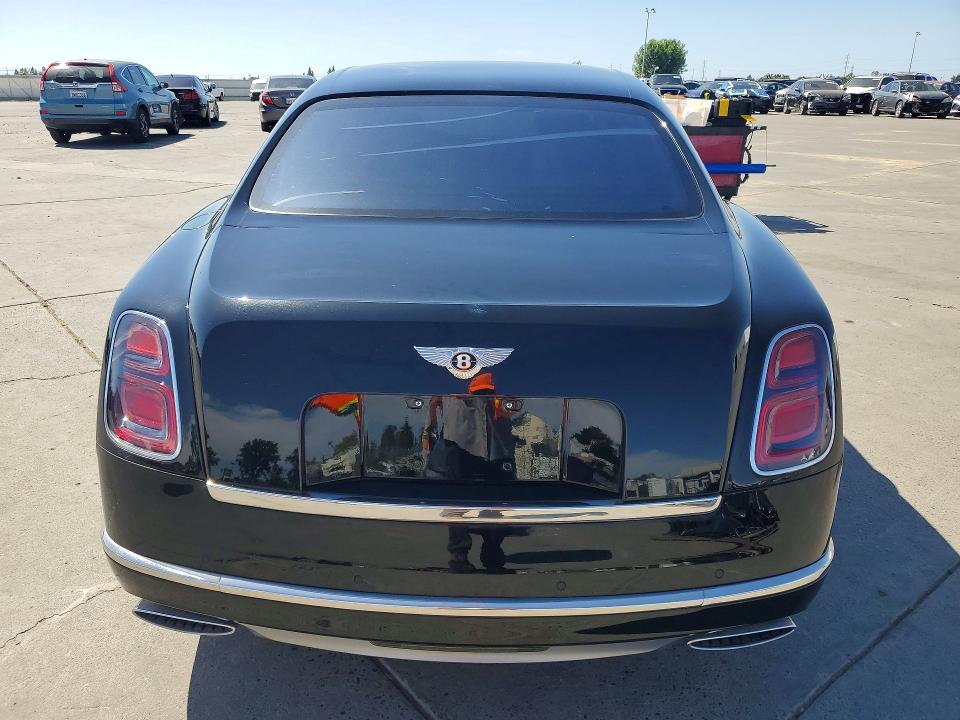 2019 Bentley Mulsanne VIN SCBBT7ZH9KC004361 COPART salvage auction — FRONT END, AZ - DIS/DLR/EXP ONLY SALVAGE TITLE, sold $18,400 on 2026-07-29 (photo 6)
