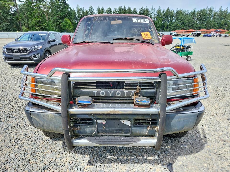 1992 Toyota Land cruiser VIN JT3FJ80W7N0046740 COPART salvage auction — MINOR DENT/SCRATCHES, WA - VEHICLE CERT OF OWNERSHIP-TITL, sold $1,800 on 2026-07-31 (photo 5)