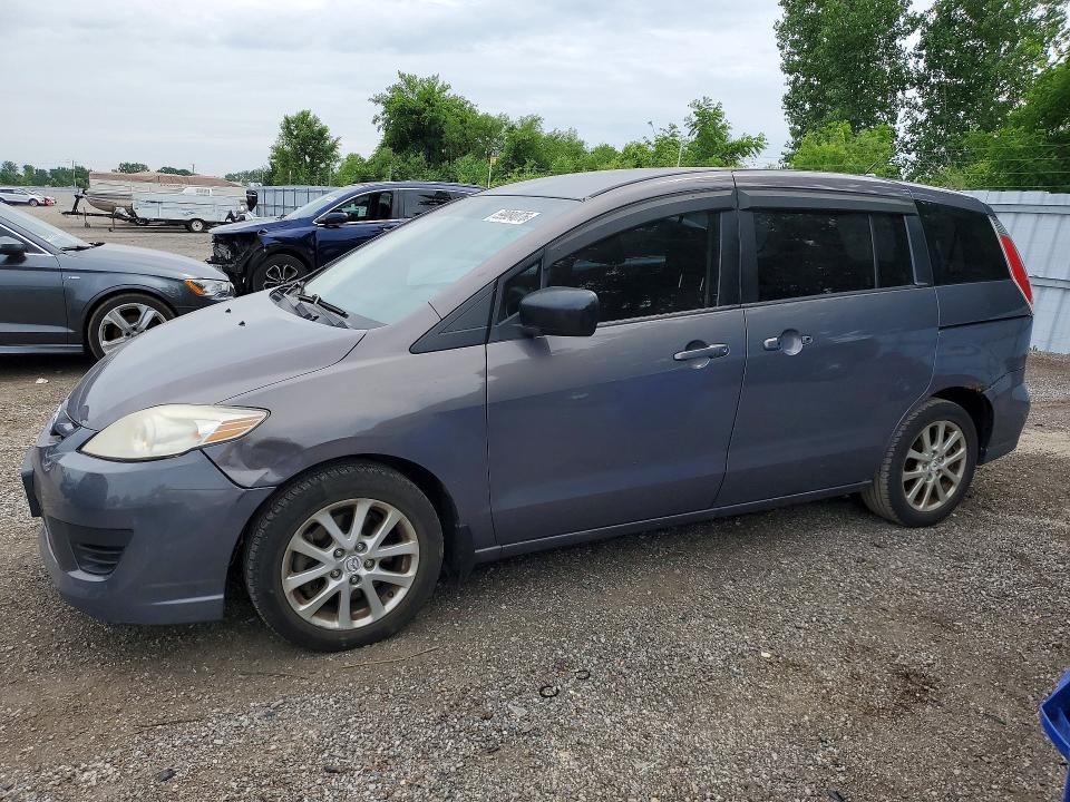 2010 Mazda 5 VIN JM1CR2W37A0377118 COPART salvage auction — REAR END, On - Permit No Brand - Unfit, sold $375 on 2026-07-16 (photo 1)