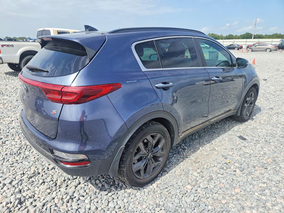 2020 Kia Sportage VIN KNDP63AC4L7677507 COPART salvage auction — FRONT END, Fl - Certificate Of Destruction, sold $3,850 on 2026-07-28 (photo 3)