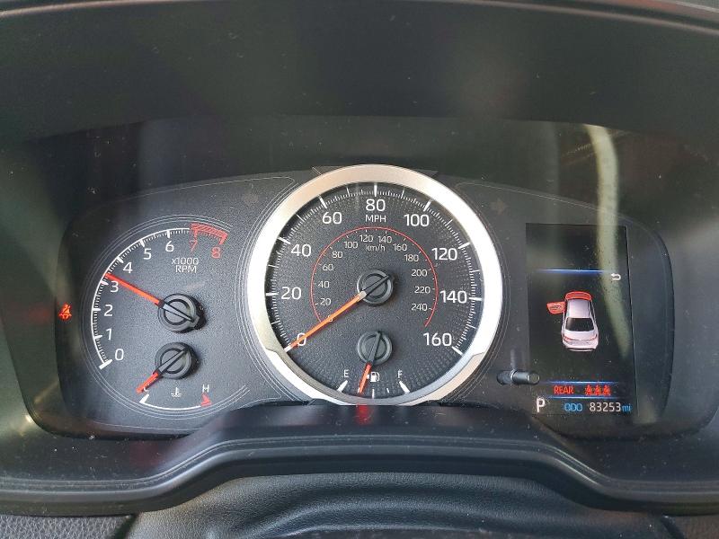 2020 Toyota Corolla VIN JTDS4RCE4LJ050813 COPART salvage auction — REAR END, TX - SALVAGE VEHICLE TITLE (P), sold $4,250 on 2026-07-16 (photo 9)