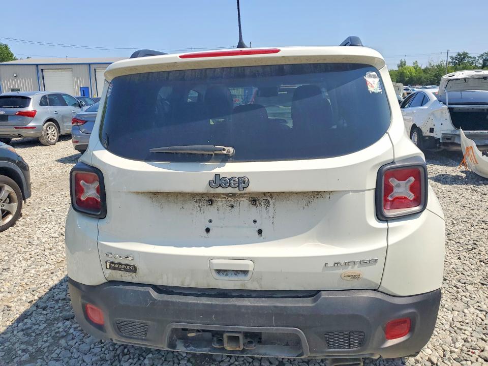 2020 Jeep Renegade VIN ZACNJBD1XLPL91851 COPART salvage auction — FRONT END, Oh - Certificate Of Title, sold $3,350 on 2026-08-20 (photo 6)
