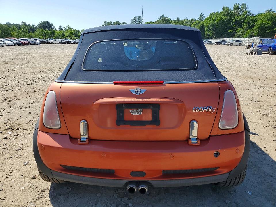 2005 Mini Cooper VIN WMWRH33515TK56112 COPART salvage auction — FRONT END, MA - CERT OF TITLE-RECONSTRCTD COLL, sold $425 on 2026-07-20 (photo 6)