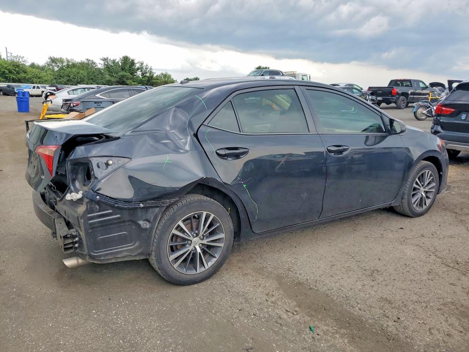 2018 Toyota Corolla VIN 5YFBURHE8JP840536 COPART salvage auction — REAR END, Pa - Certificate Of Salvage, sold $3,250 on 2026-07-28 (photo 3)
