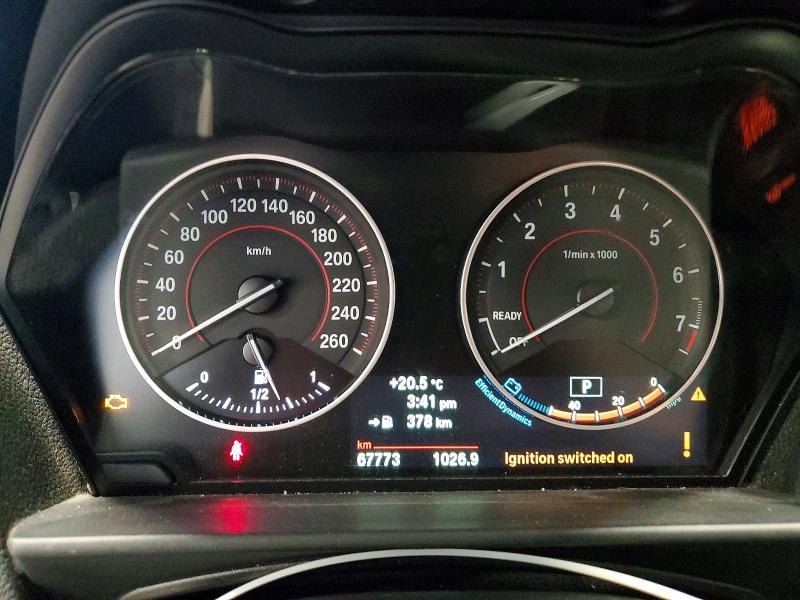 2016 BMW M235i VIN WBA1J7C50GV359070 COPART salvage auction — WATER/FLOOD, ON - PERMIT IRREPAIRABLE, sold $4,000 on 2026-08-18 (photo 9)