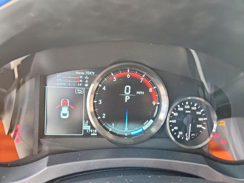 2019 Lexus Rc VIN JTHHP5BC7K5007177 COPART salvage auction — WATER/FLOOD, Salvage Title, sold $24,000 on 2026-08-12 (photo 9)