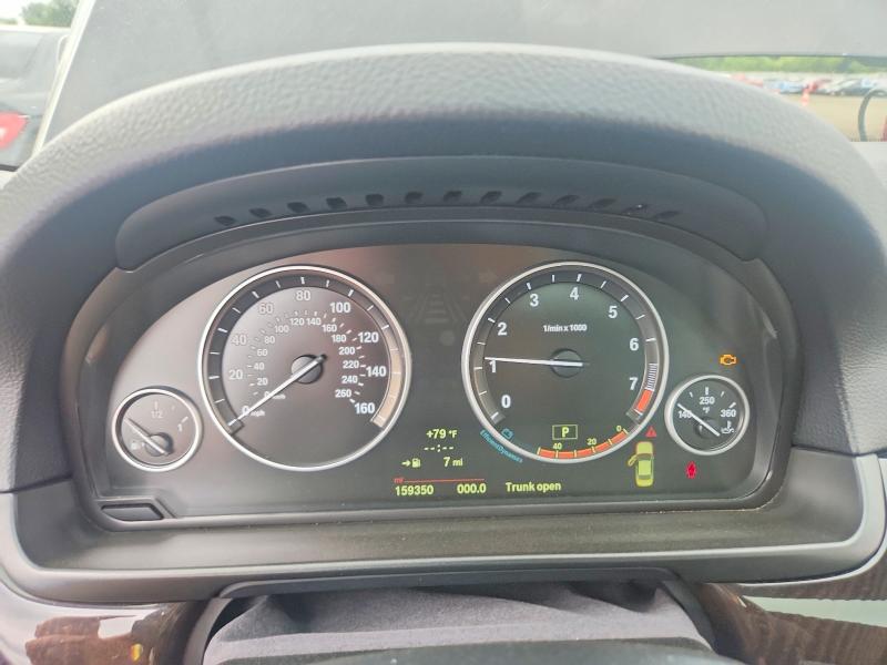 2014 BMW 5er VIN WBA5A7C56ED615281 COPART salvage auction — FRONT END, Ct - Certificate Of Title, sold $2,775 on 2026-08-01 (photo 9)
