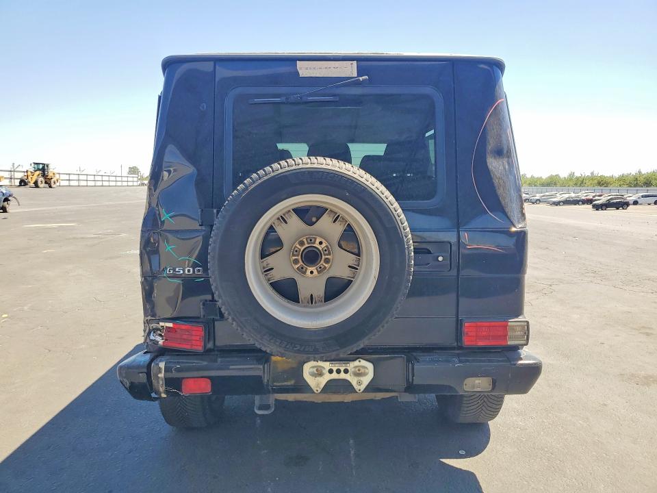 2003 Mercedes-benz G-klasse VIN WDCYR49E53X141408 COPART salvage auction — REAR END, CA - SALVAGE CERTIFICATE, sold $10,800 on 2026-08-20 (photo 6)