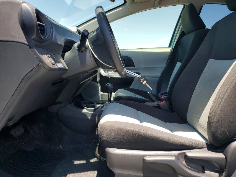 2012 Toyota Prius VIN JTDKDTB37C1011484 COPART salvage auction — FRONT END, Ca - Salvage Certificate, sold $325 on 2026-07-31 (photo 7)