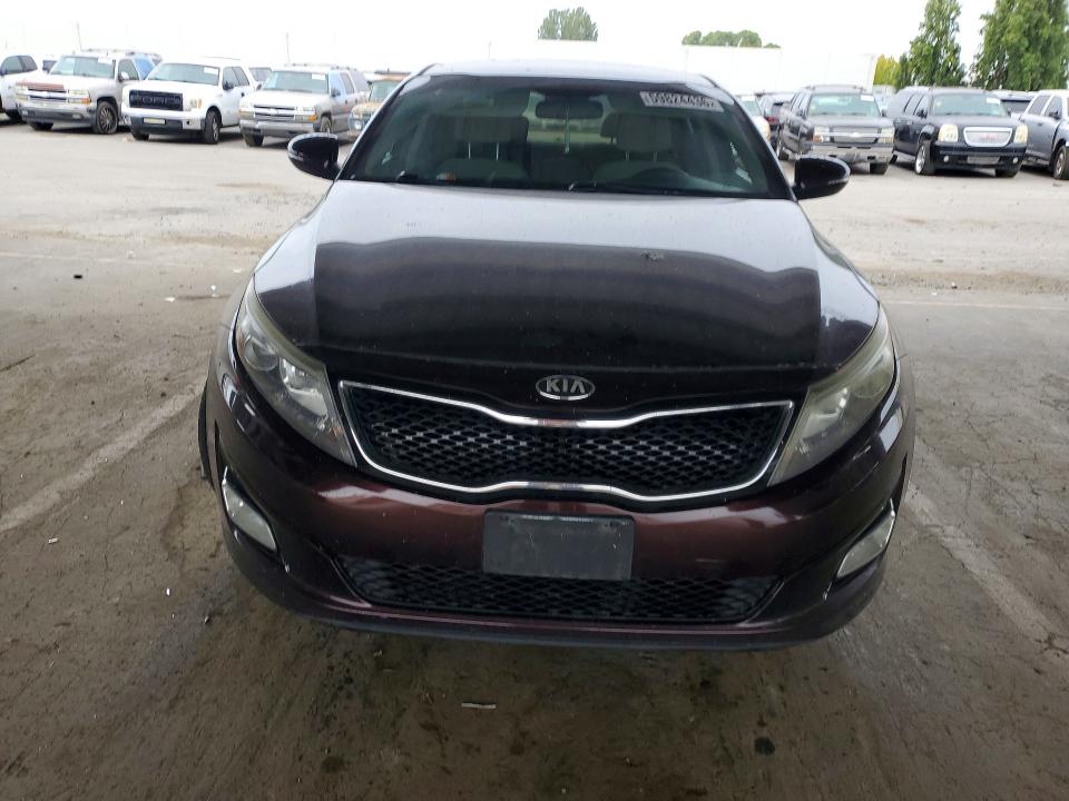 2014 Kia VIN 5XXGM4A72EG280032 COPART salvage auction — VANDALISM, Ca - Salvage Certificate, sold $575 on 2026-07-14 (photo 5)