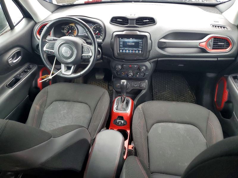 2018 Jeep Renegade VIN ZACCJBCB4JPH13739 COPART salvage auction — FRONT END, Pa - Certificate Of Salvage, sold $550 on 2026-08-11 (photo 8)