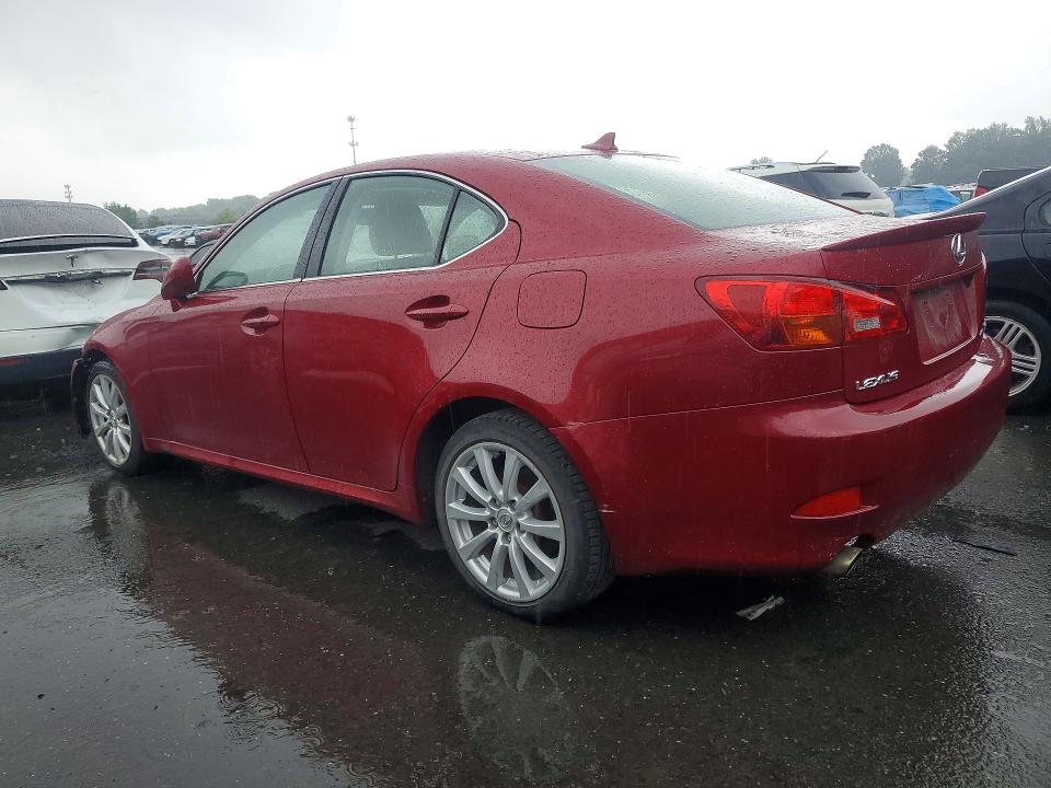 2007 Lexus Is 250 VIN JTHCK262175013248 COPART salvage auction — WATER/FLOOD, NJ - CERT OF TITLE-SALVAGE FLOOD (P), sold $125 on 2026-07-28 (photo 2)