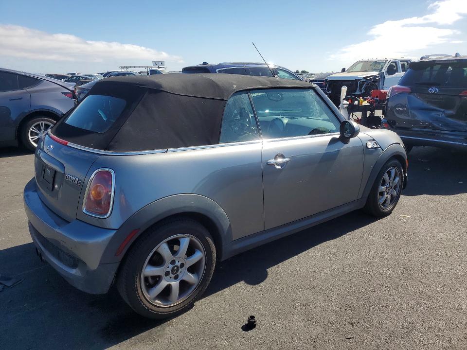 2009 Mini Cooper VIN WMWMS33529TY50239 COPART salvage auction — FRONT END, CA - SALVAGE CERTIFICATE, sold $775 on 2026-07-27 (photo 3)