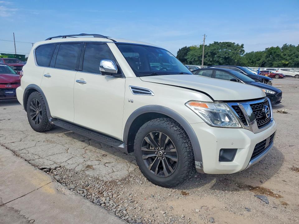 2018 Nissan Armada VIN JN8AY2ND0J9054369 COPART salvage auction — REAR END, Ok - Certificate Of Title, sold $3,700 on 2026-07-28 (photo 4)