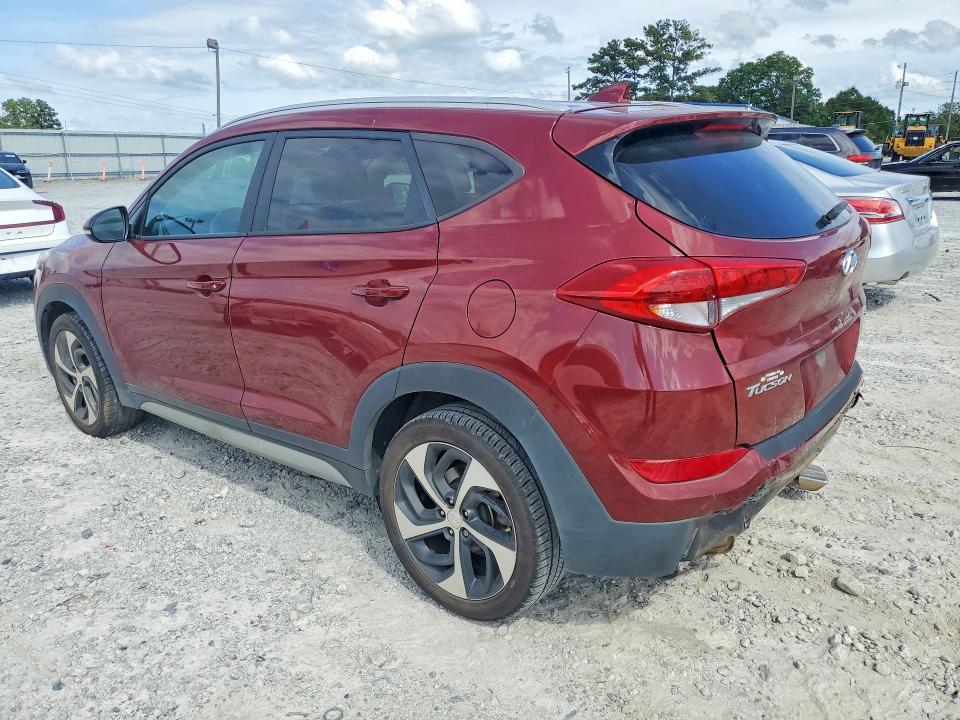 2018 Hyundai Tucson VIN KM8J33AL9JU800274 COPART salvage auction — REAR END, GA - CERT OF TITLE-SALVAGE (P), sold $4,200 on 2026-07-27 (photo 2)