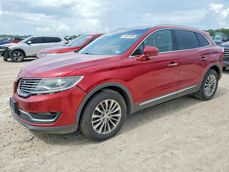 2017 Lincoln Mkx VIN 2LMPJ6KR6HBL16197 COPART salvage auction — FRONT END, Tx - Certificate Of Title (P), sold $4,050 on 2026-07-22 (photo 1)