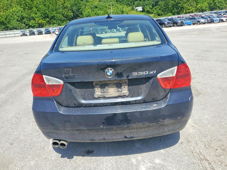 2006 BMW 3er VIN WBAVD33566KV68010 COPART salvage auction — FRONT END, Wv - Salvage Certificate, sold $150 on 2026-07-16 (photo 6)