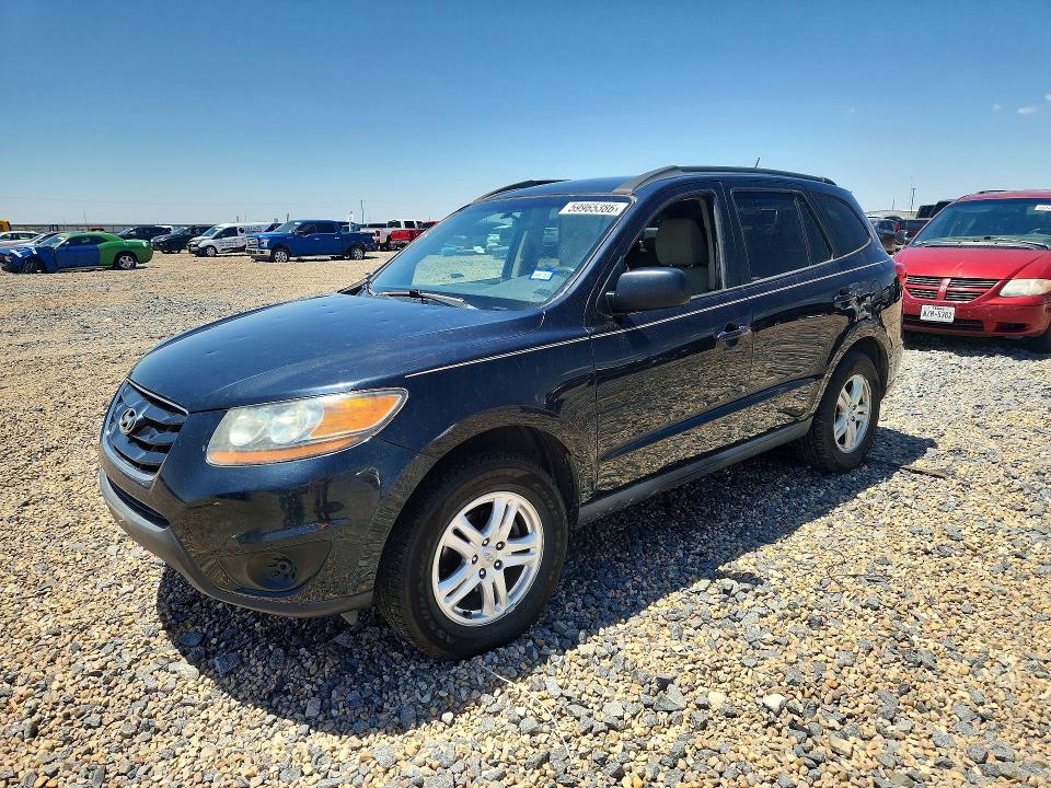2011 Hyundai Santa fe VIN 5XYZG4AG7BG020040 COPART salvage auction — HAIL, TX - CERTIFICATE OF TITLE, sold $1,400 on 2026-07-14 (photo 1)
