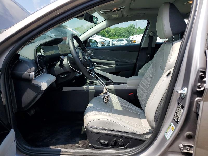2025 Hyundai Elantra VIN KMHLP4DG4SU027071 COPART salvage auction — FRONT END, CT - CERTIFICATE OF TITLE, sold $10,300 on 2026-07-22 (photo 7)