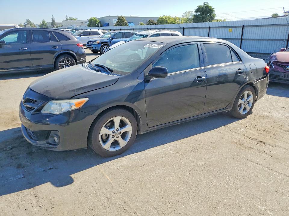 2012 Toyota Corolla VIN 5YFBU4EE6CP027027 COPART salvage auction — REAR END, Ca - Salvage Certificate, sold $1,050 on 2026-07-31 (photo 1)