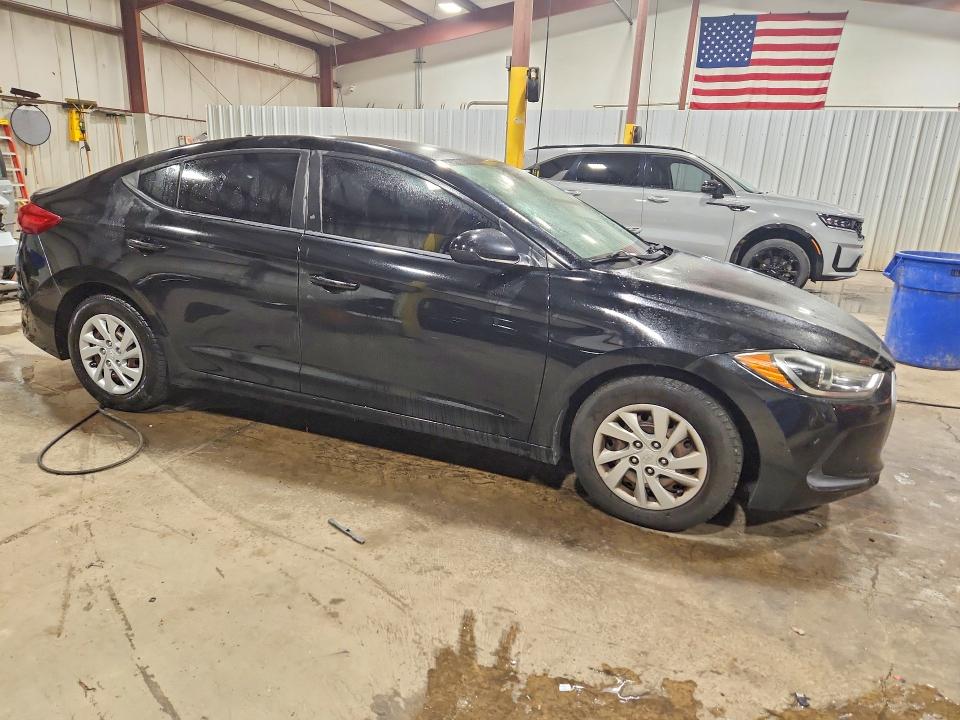 2017 Hyundai Elantra VIN KMHD74LFXHU318034 COPART salvage auction — UNDERCARRIAGE, Pa - Certificate Of Salvage, sold $1,300 on 2026-07-31 (photo 4)