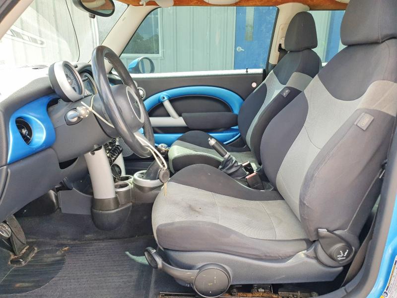 2005 Mini Cooper VIN WMWRE33565TL14014 COPART salvage auction — SIDE, Fl - Cert Of Title Slvg Rebuildable, sold $275 on 2026-08-12 (photo 7)
