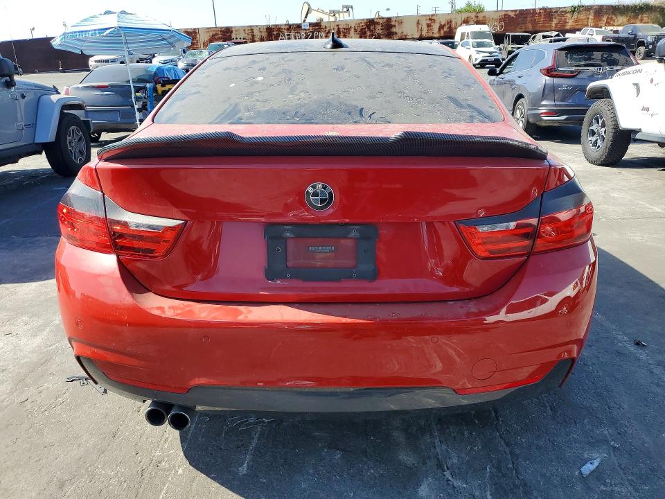 2014 BMW VIN WBA3N7C57EK220372 COPART salvage auction — FRONT END, Ca - Salvage Certificate, sold $3,600 on 2026-08-07 (photo 6)