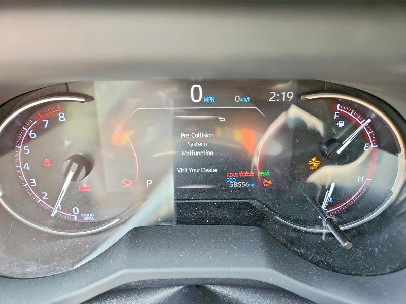 2019 Toyota Rav 4 VIN JTMN1RFV1KD514252 COPART salvage auction — FRONT END, Md - Cert Of Salvage < 75% Damage, sold $9,600 on 2026-07-17 (photo 9)