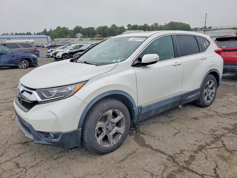 2019 Honda Cr-v VIN JHLRW2H82KX020985 COPART salvage auction — SIDE, Pa - Certificate Of Salvage, sold $5,600 on 2026-07-24 (photo 1)