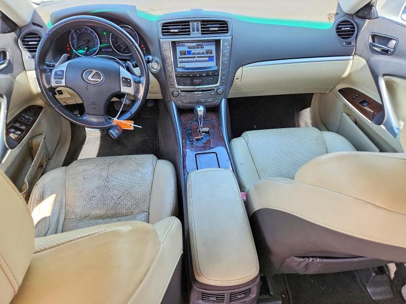 2012 Lexus Is VIN JTHBF5C29C5182496 COPART salvage auction — REAR END, TX - SALVAGE VEHICLE TITLE, sold $725 on 2026-07-28 (photo 8)