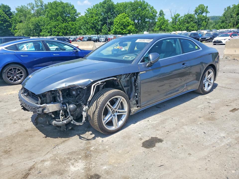 2021 Audi VIN WAUTAAF5XMA055751 COPART salvage auction — FRONT END, Ny - Mv-907A Salvage Certificate, sold $9,800 on 2026-07-09 (photo 1)
