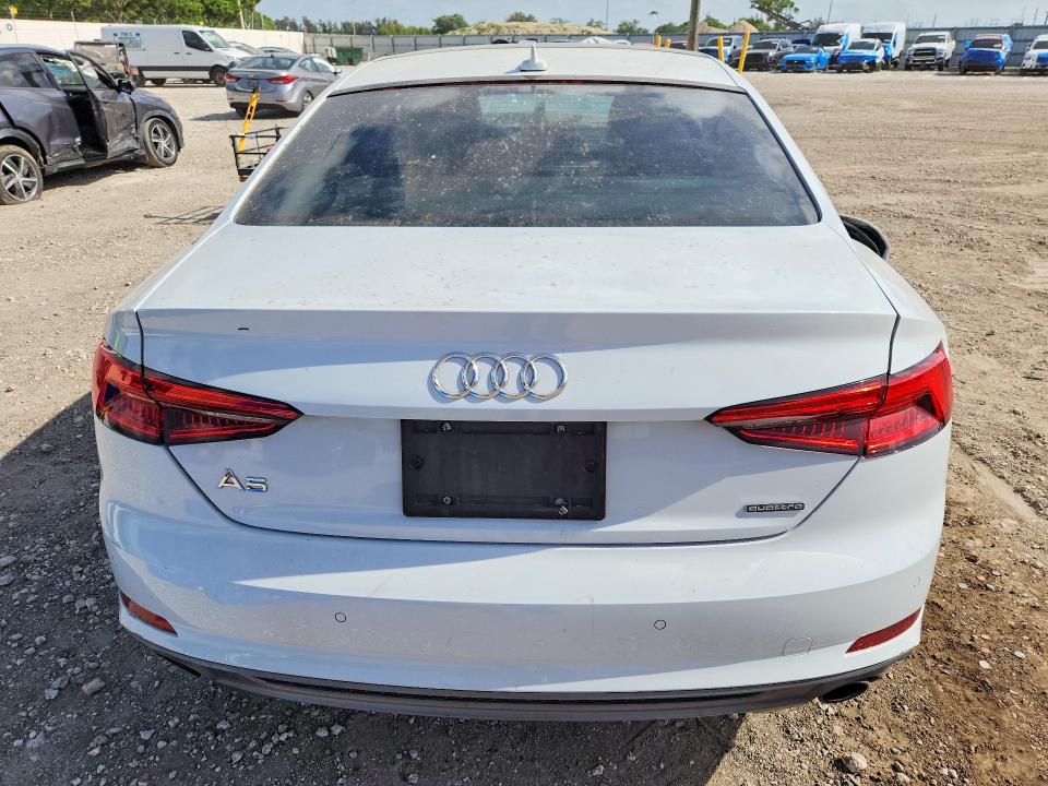 2018 Audi A5 VIN WAUTNAF58JA003437 COPART salvage auction — FRONT END, FL - CERT OF TITLE SLVG REBUILDABLE, sold $525 on 2026-07-22 (photo 6)