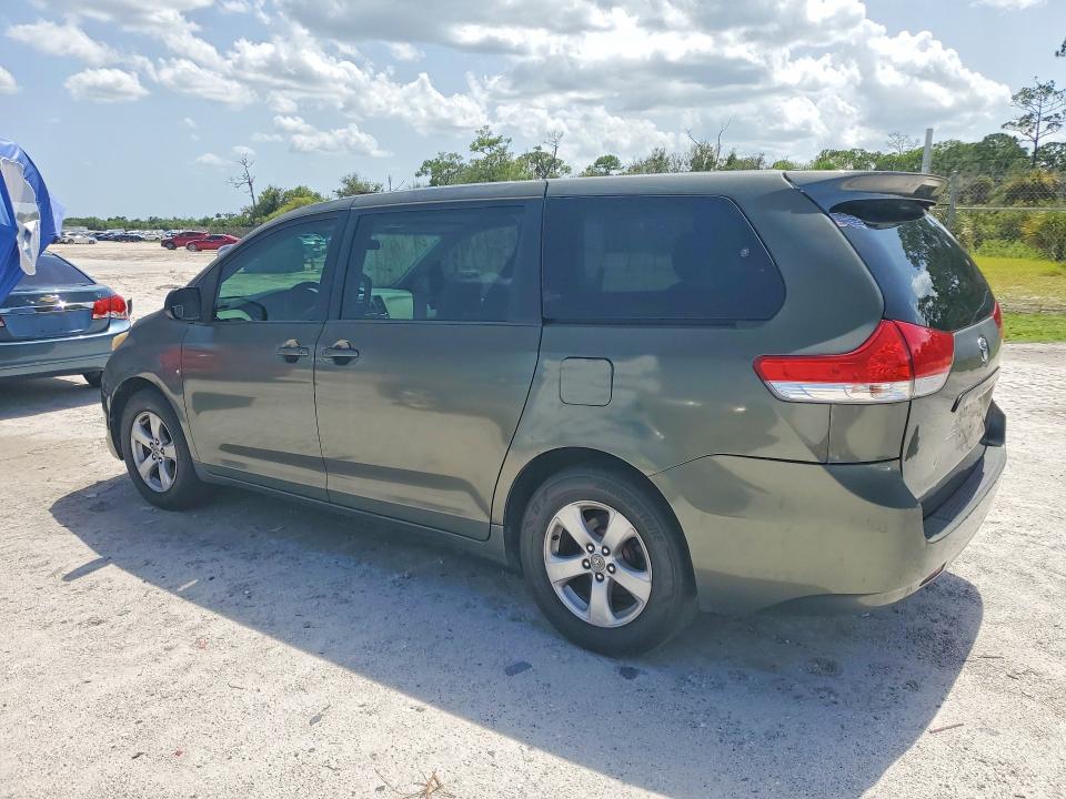 2011 Toyota Sienna VIN 5TDKA3DC4BS008694 COPART salvage auction — NORMAL WEAR, FL - CERTIFICATE OF TITLE, sold $1,550 on 2026-07-18 (photo 2)
