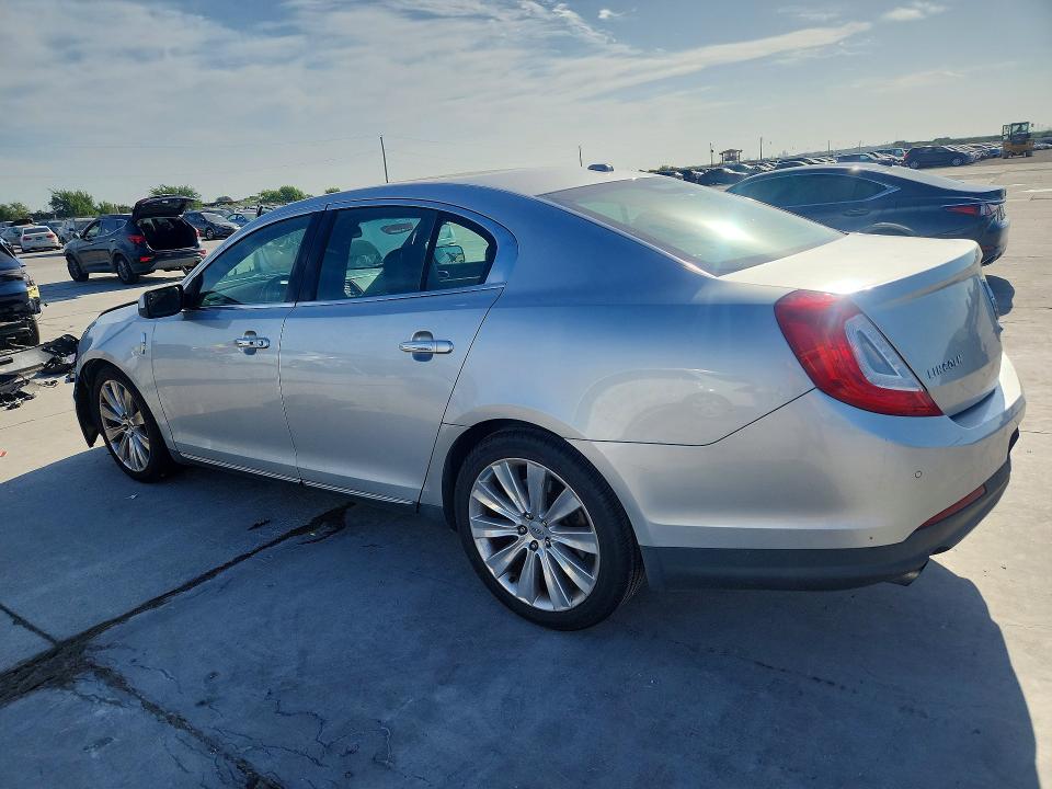 2013 Lincoln Mks VIN 1LNHL9FT5DG605995 COPART salvage auction — FRONT END, Tx - Certificate Of Title, sold $550 on 2026-09-08 (photo 2)