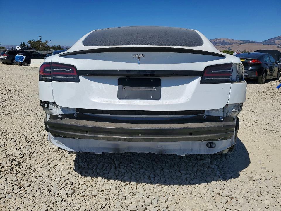 2022 Tesla Model s VIN 5YJSA1E63NF484019 COPART salvage auction — FRONT END, Ca - Salvage Certificate, sold $60 on 2026-07-30 (photo 6)