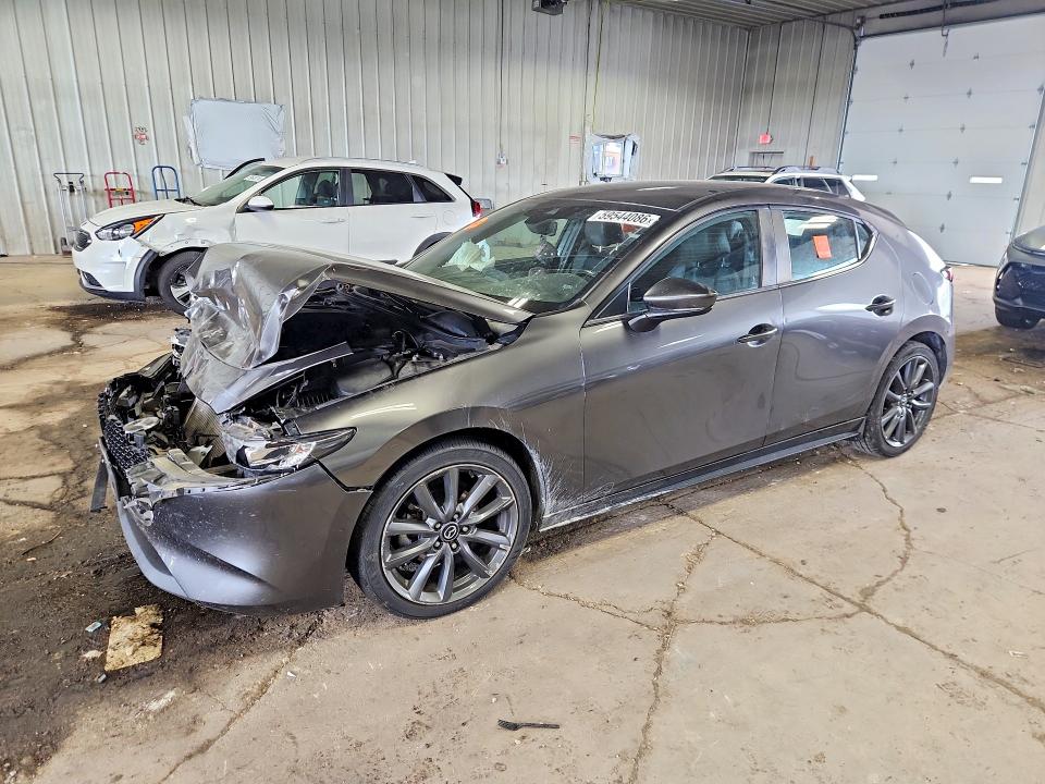 2019 Mazda 3 VIN JM1BPBJM3K1124990 COPART salvage auction — FRONT END, Wi - Junked Vehicle Bill Of Sale, sold $500 on 2026-07-27 (photo 1)