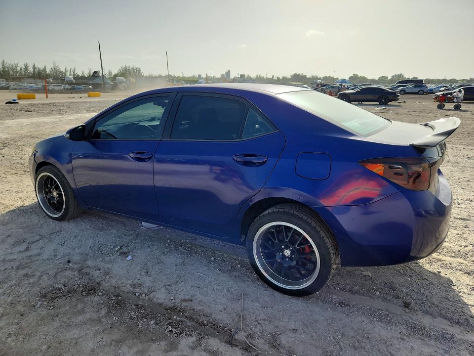 2016 Toyota Corolla VIN 5YFBURHE1GP404815 COPART salvage auction — MINOR DENT/SCRATCHES, FL - CERTIFICATE OF TITLE (P), sold $4,900 on 2026-07-25 (photo 2)